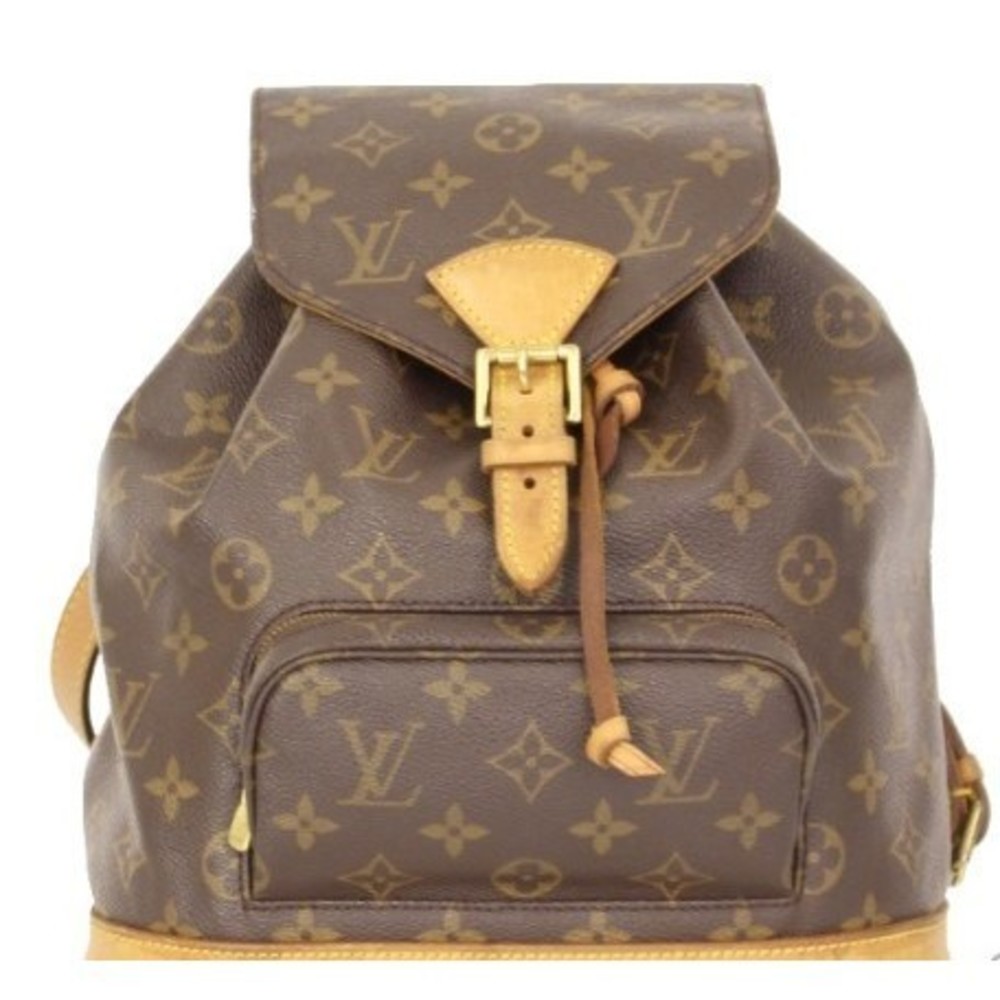 Louis Vuitton Montsouris MM Monogram Rucksack Brown